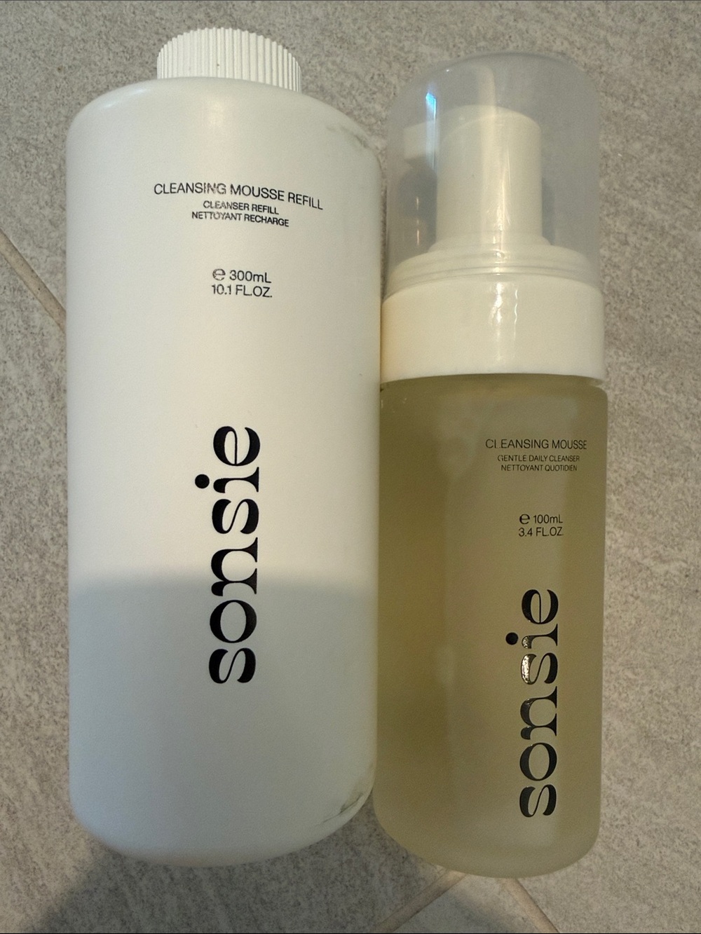 New Sonsie full sz Cleaning Mousse + refill Pamela Anderson’s line $120 retail